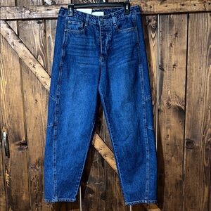 Habitual Dark Blue Cropped Ankle Jeans